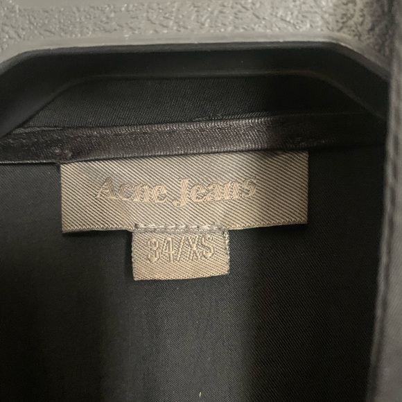 Acne Jeans tie up vest tunic - Picture 2 of 3